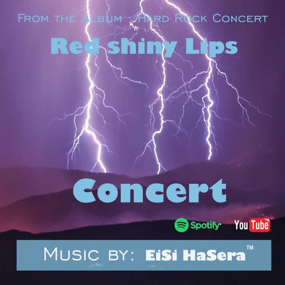 Red shiny Lips - Concert